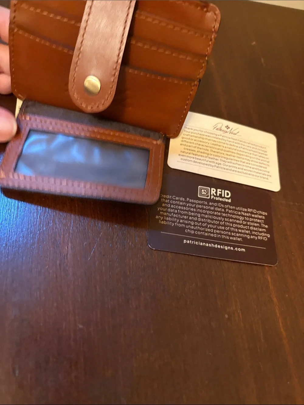 Patricia Nash compact leather